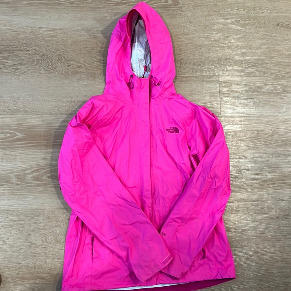 hot pink rain jacket